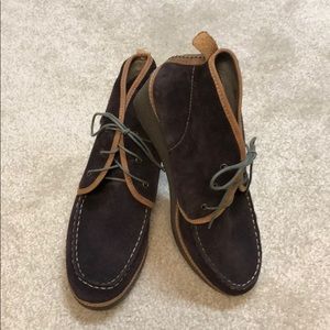 Olukai suede wedge like new